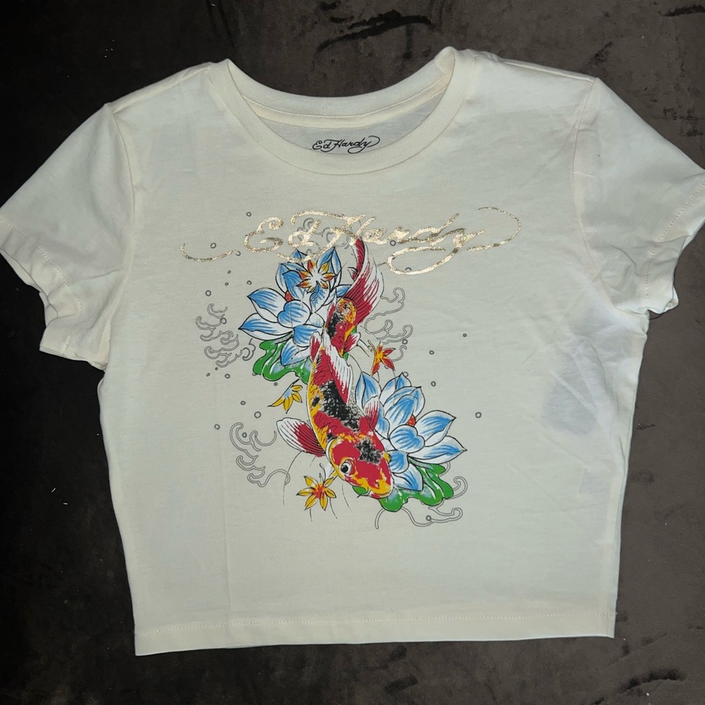 Brand New Ed Hardy Crop Top size Medium